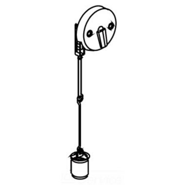 Click here to see Watco 10770-PVC-WH Watco 10770-PVC-WH White PVC Trip Lever Assembly