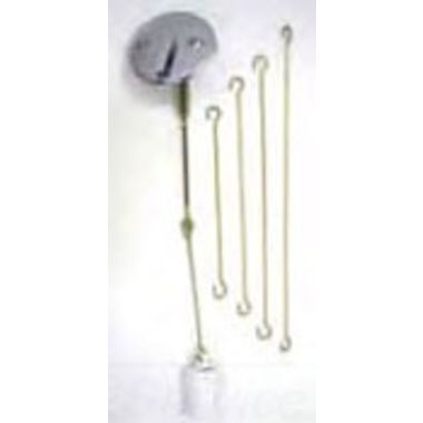 Click here to see Watco 10771-PVC-BN Watco 10771-PVC-BN Brushed Nickel PVC Trip Lever Assembly