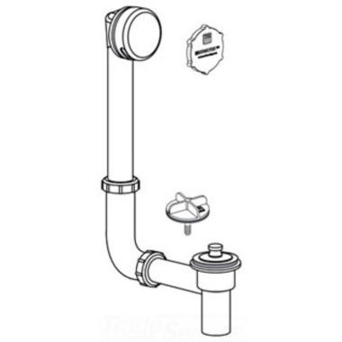 Click here to see Watco 595-LT-PVC-BN Watco 595-LT-PVC-BN Plastic Innovator Lift & Turn PVC Brushed Nickel
