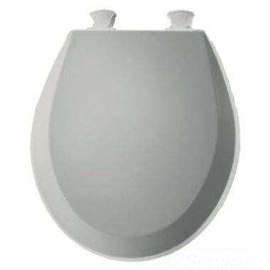 Click here to see Bemis 500EC-062 Bemis Round Wood Toilet Seat w/ Cover, Closed-Front - Ice Gray (500EC-062)