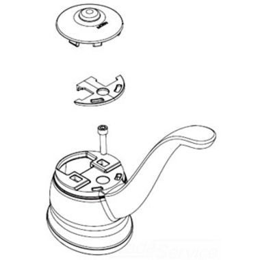 Click here to see Moen 117657 Moen 117657 Part Handle Kit, 87420 & 87424