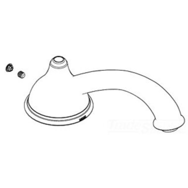 Click here to see Moen 114338P Moen Roman Tub Spout Kit, Polished Brass - 114338P