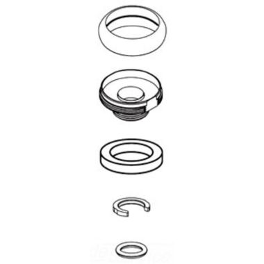 Click here to see Moen 104229ST Moen 104229ST Asceri Spout Nut Kit, Satine