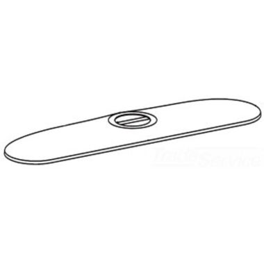 Click here to see Moen 100017V Moen 100017V Monticello Escutcheon Kit - Ivory