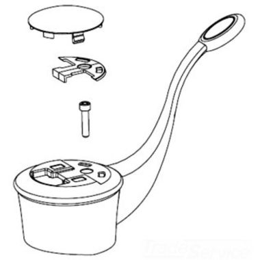 Click here to see Moen 115023SL Moen 115023SL Part Handle Cap & Temperature Single Handle Lavatory