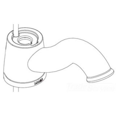 Click here to see Moen 115044BN Moen 115044BN Castleby Spout Kit, Brush Nickel