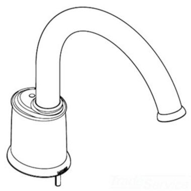 Click here to see Moen 116660ST Moen Castleby Satine Roman Tub Spout Kit for T6989 Series - 116660ST
