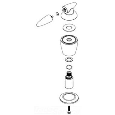 Click here to see Moen 116680BN Moen 116680BN Part Handle Hub, S882