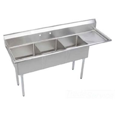 Click here to see Elkay SE3C18X18-R-18X Elkay SE3C18X18-R-18X Dependabilt  Triple Scullery Sink, 18