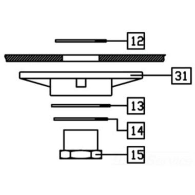 Click here to see Elkay A56027R ELKAY A56027R HARDWARE FIXING KIT LK7128, 73
