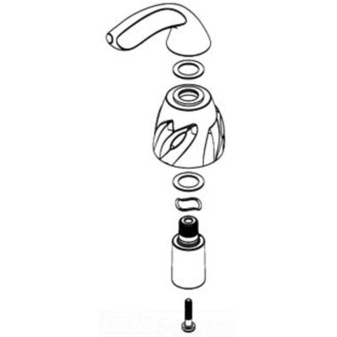 Click here to see Moen 124001BN Moen 124001BN Part Hot Handle Kit, S887BN