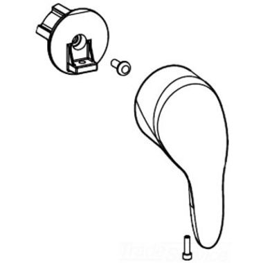 Click here to see Moen 102564ST Moen 102564ST Part Handle Lever Villeta Single Handle Tub and Shower