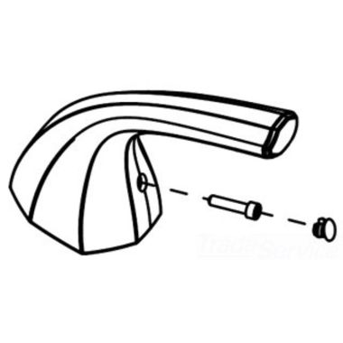 Click here to see Moen 122573SL Moen 122573SL Part Handle Kit, 1 Handle Kitchen & Bar