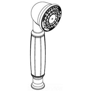 Click here to see Moen 123347ORB Moen Felicity Single-Function Replacement Handheld Shower for S145EP Wall-Mount Handshower, Round, 2.5 GPM, Oil Rubbed Bronze - 123347ORB
