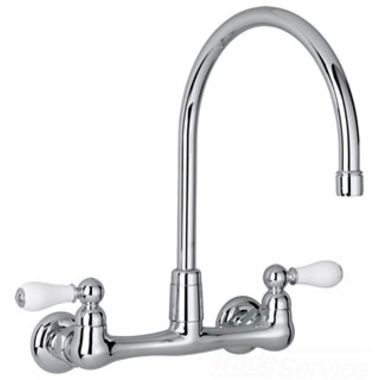 Click here to see American Standard 7293.252.002 American Standard Heritage Two-Handle Wall-Mount Bridge Kitchen Faucet, Chrome - 7293.252.002