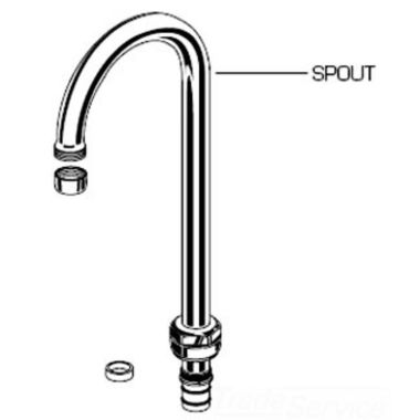 Click here to see American Standard 051216-0020A American Standard 051216-0020A Monterrey Gooseneck Spout Kit, Chrome