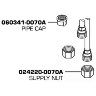 Click here to see American Standard 060341-0070A American Standard 060341-0070A Pipe Cap