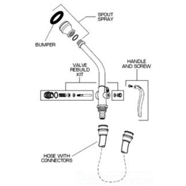 Click here to see American Standard 066423-0070A American Standard 066423-0070A Spray Head Bumper