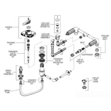Click here to see American Standard 066501-0020A American Standard 066501-0020A Vacuum Breaker Repair Kit, Chrome