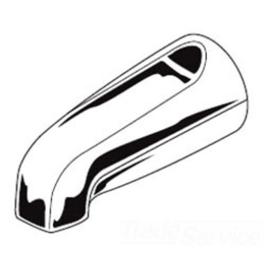 Click here to see American Standard 072325-0020A American Standard Polished Chrome Non-Diverting Tub Spout, IPS Threaded Connection, Durable Construction - 072325-0020A