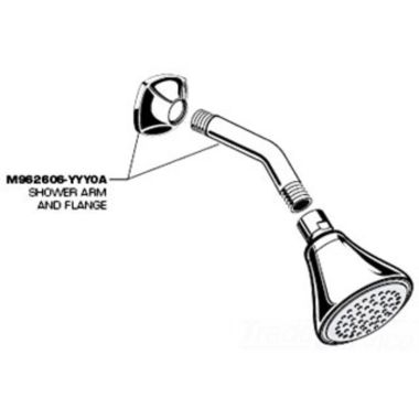 Click here to see American Standard M962606-2950A American Standard M962606-2950A Satin Shower Arm and Flange