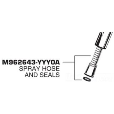 Click here to see American Standard M962643-0020A American Standard M962643-0020A Spray Hose and Seals Pekoe Pull Down Single Control Kitchen Faucet - Chrome
