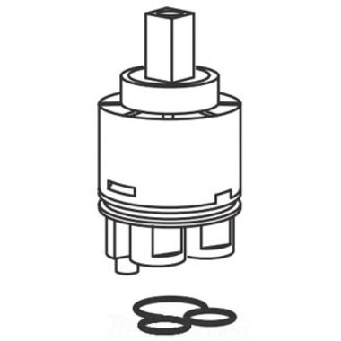 Click here to see American Standard M962682-0070A American Standard M962682-0070A Cartridge For Pekoe Extended Kitchen Faucets