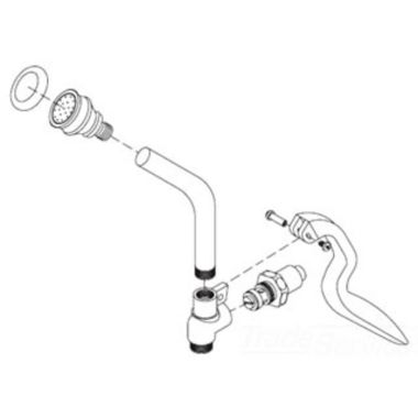 Click here to see American Standard M962790-0020A American Standard M962790-0020A Spray Assembly For Bedpan Cleansers With Volume Regulators And Vacuum Breakers