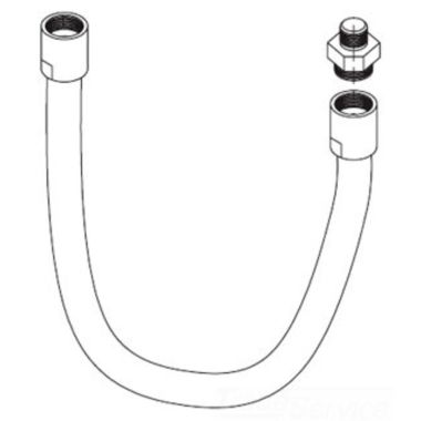 Click here to see American Standard M962794-0070A American Standard M962794-0070A  Hose Kit For Bedpan Cleansers With Wall Nozzles And Hooks