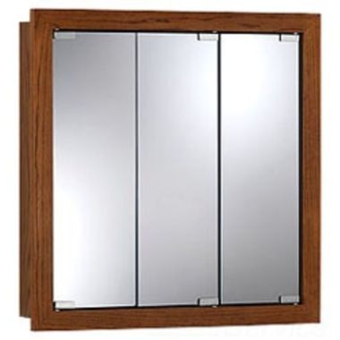 Click here to see Jensen 740621 Broan-NuTone 740621 Honey Oak Granville Tri-View Medicine Cabinet