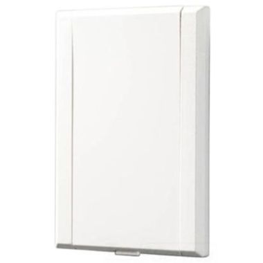 Click here to see Broan 330W NuTone Inlet Cover, 3 inch (Wide) x 5-3/16 inch (Tall) x 1/2 inch (Deep) , White - 330W