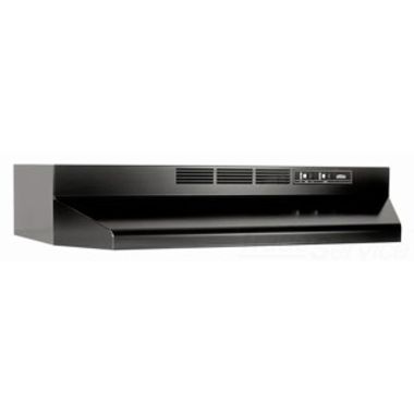 Click here to see Broan 413623 BROAN-NUTONE 413623 36 BLACK UNDER CABINET HOOD NON-DUCTED