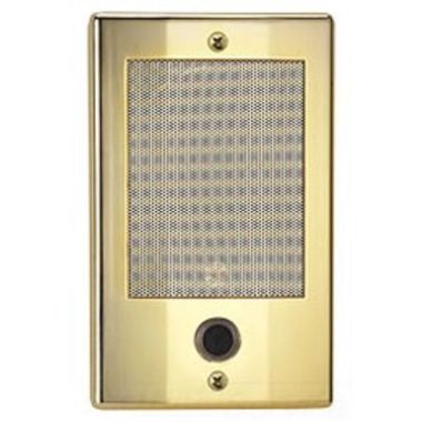 Click here to see Broan NDB300BB BROAN-NUTONE NDB300BB NM SERIES DOOR SPEAKER-BRIGHT BRASS FINISH