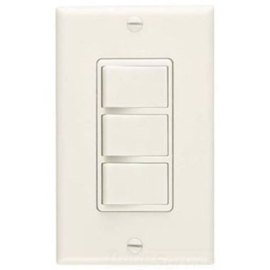 Click here to see Broan P66V BROAN-NUTONE P66V 3-FUNCTION CONTROL FITS SINGLE GANG OPENING