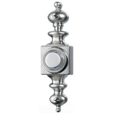 Click here to see Broan SPB4LSN Broan-NuTone Lighted Door Chime Pushbutton, Satin Nickel - SPB15LSN