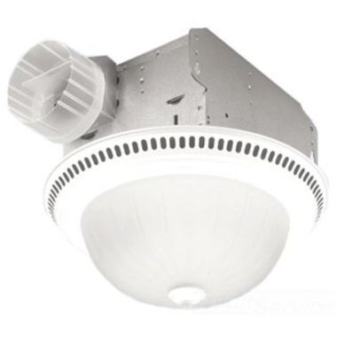 Click here to see Broan 741WH BROAN-NUTONE 741WH DECORATIVE FAN/LIGHT WHITE GLASS GLOBE 70 CFM