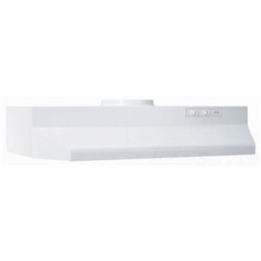 Click here to see Broan 423601D BROAN-NUTONE 423601D 36 WHITE UNDER CABINET HOOD W/ DAMPER 160 CFM
