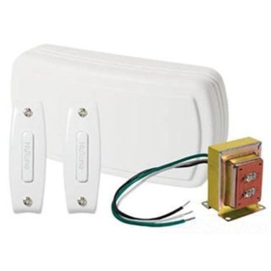 Click here to see Broan BK120NBWH BROAN-NUTONE BK120NBWH CHIME 2 UNLIGHTED PUSHBUTTON 1 STD TRANSFORMER