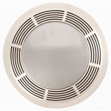 Click here to see Broan 751 BROAN-NUTONE 751 FAN/LIGHT ROUND WHITE GRILLE W/ GLASS LENS 100 CFM