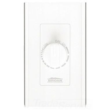 Click here to see Broan 72W BROAN-NUTONE 72W ELECTRONIC VARIABLE SPEED CONTROL WHITE 6 AMP 120V
