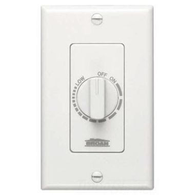 Click here to see Broan P57W BROAN-NUTONE P57W ELECTRONIC VARIABLE SPEED CONTROL 3 AMP CAPACITY FITS SINGLE GANG BOX