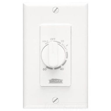 Click here to see Broan P59V BROAN-NUTONE P59V 60 MINUTE TIME CONTROL W/ CONTINUOUS ON FEATURE FITS