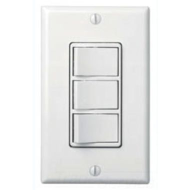 Click here to see Broan 77DW BROAN-NUTONE 77DW MULTI-FUNCTION CONTROL WHITE THREE SWITCH CONTROL W/FOUR-FUNCTION