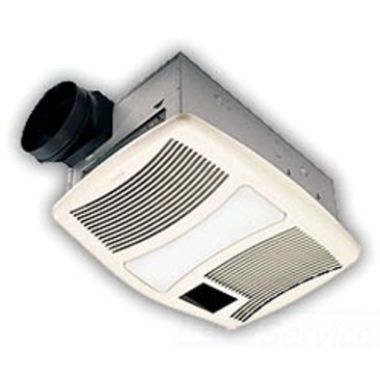 Click here to see Broan QTXN110HL BROAN-NUTONE QTXN110HL ULTRA SILENT SERIES HEATER/FAN/LIGHT 2 60W INCANDESCENT