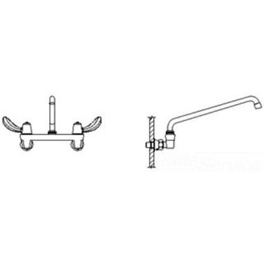 Click here to see Delta 28C4232-S8 Delta 28C4232-S8 CER-TECK Wallmount Service Faucet, 14