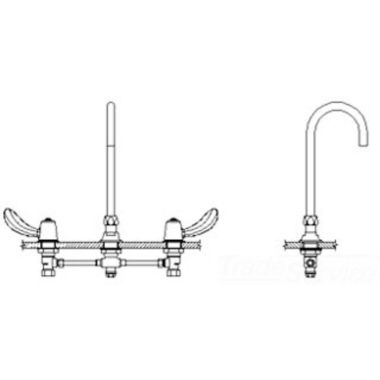 Click here to see Delta 23C672-R5 Delta 23C672-R5 CER-TECK Widespread Lavatory Faucet, 6