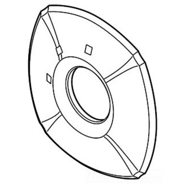 Click here to see Delta RP61657RB Delta RP61657RB Part Delta Addison: 3 Setting Escutcheon Venetian Bronze