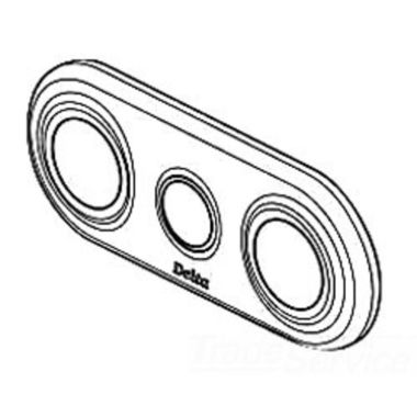 Click here to see Delta RP34792CZ Delta RP34792CZ Part Body Jet Escutcheon Champagne Bronze