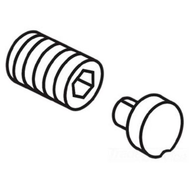 Click here to see Delta RP61279SS Delta RP61279SS Delta Button and Set Screw - Roman Tub Handle (Stainless)