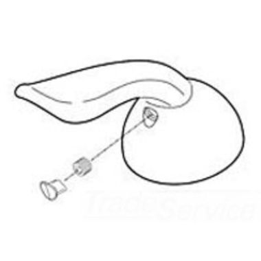 Click here to see Delta RP51342PT DELTA RP51342PT PART SINGLE LEVER HANDLE KIT AGED PEWTER
